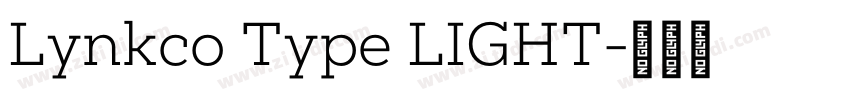 Lynkco Type LIGHT字体转换